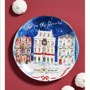 Anthropologie-Susannah Garrod 'Tis The Season Dessert Plate